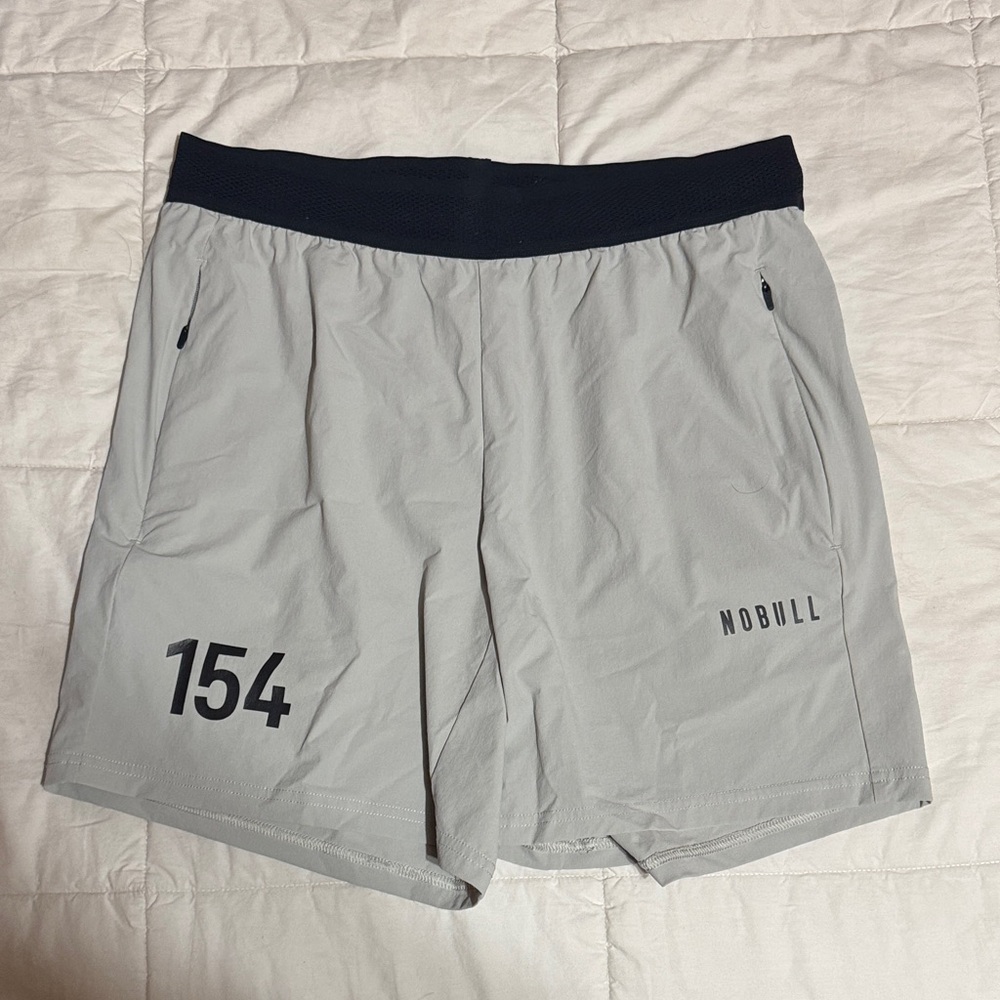 NOBULL CrossFit Games Light Gray Shorts